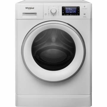 Masina de spalat cu uscator Whirlpool FreshCare+ FWDD1071681WS, 10 kg spalare, 7kg uscare, 1600 RPM, Display LCD, Clasa A, Alb