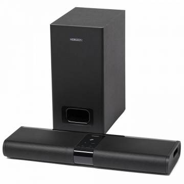 Soundbar Horizon Acustico MiniTouch HAV-S2400W, 2.0, 120W, Wireless Subwoofer, BT, NFC, Optical, AUX, Negru