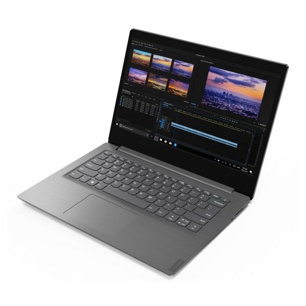 Laptop ultraportabil Lenovo V14-IIL cu procesor Intel Core i3-1005G1, 14 inch, Full HD, 8GB, 256GB SSD, Intel UHD Graphics, Free DOS, Iron Grey