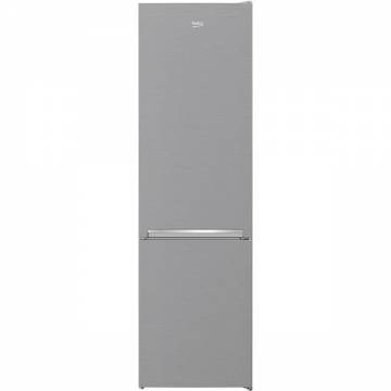 Combina frigorifica Beko RCSA406K40XBN, 386 l, Clasa E, Active Fresh Blue Light, Compartiment 0°-3°C, H 201 cm, Argintiu