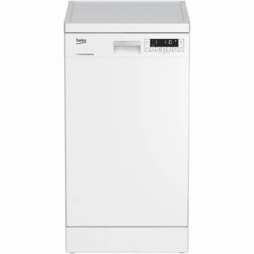 Masina de spalat vase Beko DFS26024W 10 seturi, 6 programe, Clasa E, Motor ProSmart Inverter, Fast+, 45 cm, Alb