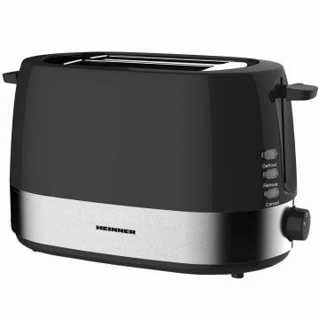 Prajitor de paine Heinner HTP-850BK, 850W, 7 nivele de rumenire, Negru