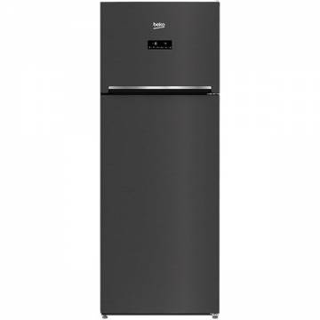 Frigider cu doua usi Beko RDNE505E30ZXBRN, 450 l, Clasa A++, NeoFrost Dual Cooling, Everfresh+, H 185 cm, Antracit