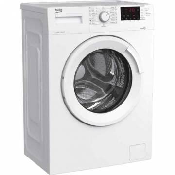 Masina de spalat rufe Slim Beko WUE6512BWW, 6 kg, 1000 RPM, Clasa E, SteamCure, 60 cm, Alb