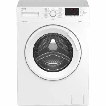 Masina de spalat rufe Slim Beko WUE7512XWW, 7 kg, 1000 RPM, Clasa E, SteamCure, 60 cm, Alb