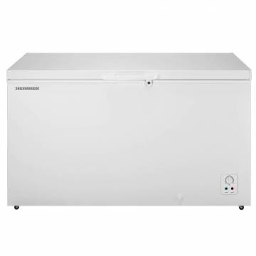 Lada frigorifica Heinner HCF-H420F+, 420 L, Control mecanic, Clasa F, Alb