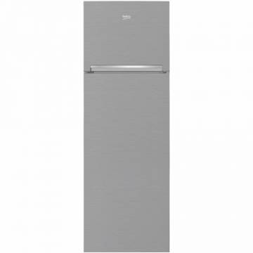 Frigider cu doua usi Beko RDSA290M30XBN, 278 l, Clasa F, XXL Bottle holder, H 162 cm, Argintiu