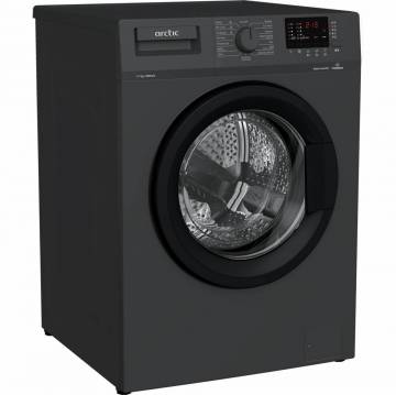 Masina de spalat rufe Slim Arctic APL71224XLAB, 7 kg, 1200 rpm, Clasa D, ExtraSteam, Motorul Silent Inverter, Add-In, Eco Dose, XL Door, Antracit