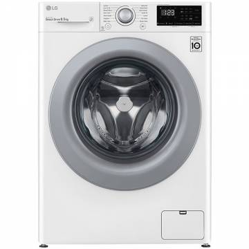 Masina spalat rufe Slim LG F2WN2S6N4E, 6.5 kg, 1200 RPM, Clasa E, Inverter Direct Drive, Smart Diagnosis, Alb