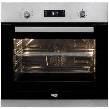 Cuptor incorporabil Beko BIE22300XP, Electric, Multifunctional, 71 l, 8 Functii, Clasa A, Autocuratare pirolitica, Inox