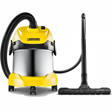 Aspirator cu sac KARCHER WD 2 Premium, 15l, 1000W, Galben-Argintiu