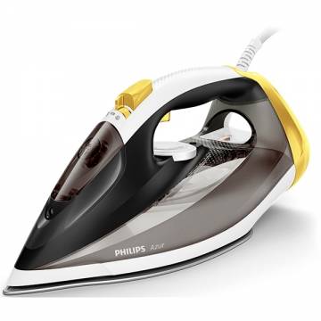 Fier de calcat Philips Azur GC4537/80, 2400W, 200g/min, talpa SteamGlide, alb-negru