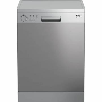 Masina de spalat vase Beko DFN05321X, 13 seturi, 5 programe, Clasa E, Flexible HalfLoad, Clean&Shine, 60 cm, Inox