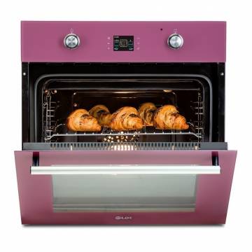 Cuptor incorporabil LDK A69EPRF, Display TFT cu butoane touch, 60 litri, 7 Functii, Timer, Grill, Iluminare, Clasa A, 3 Ani garantie, Mov