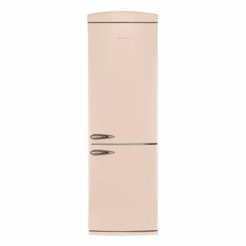 Combina Frigorifica Fram FC-VRR340BGF+, 340 l, Retro, Tehnologie Less Frost, Crem