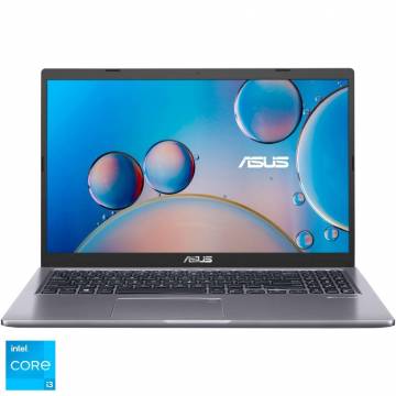 Laptop ASUS X515EA-BR394 cu procesor Intel® Core™ i3-1115G4 pana la 4.10 GHz, 15.6 inch, HD, 8GB, 256GB SSD, Intel® UHD Graphics, Free DOS, Slate Grey