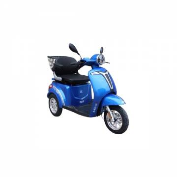 Tricicleta electrica RDB C-klass2 FARA PERMIS , Albastru, 800 W, frana fata disk