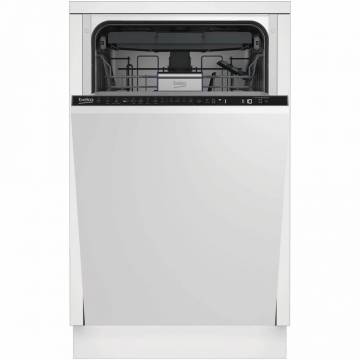 Masina de spalat vase incorporabila Beko DIS28120, 11 seturi, 8 programe, Clasa E, Motor ProSmart Inverter, AquaIntense, 45 cm