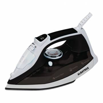 Fier de calcat Albatros Mercury, 2400 W, Negru/Alb