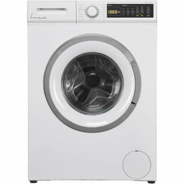 Masina de spalat rufe Fram FWM-V712T2D++, 7 kg, 1200 rpm, Clasa D, Display LED, Start intarziat, Anti-sifonare, Eco-Logic, Alb