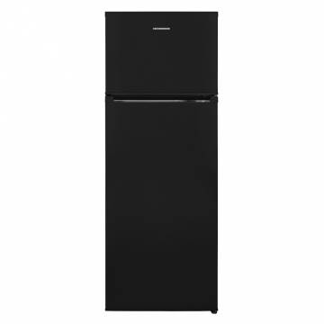 Frigider cu 2 usi Heinner HF-V213BKF+, 212l, Congelare rapida, Clasa F, H 144 cm, Negru