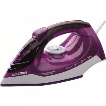 Fier de calcat Albatros Violette, Talpa ceramica, 2200 W, Violet