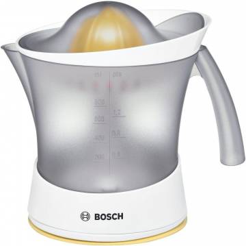 Storcator de citrice Bosch MCP3000N, 25 W, 0.8 L,pornire/oprire automata, Alb