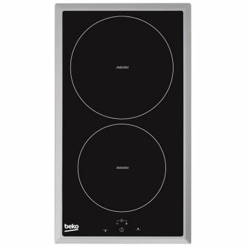 Plita incorporabila Beko HDMI32400DTX, Inductie, 2 zone de gatit, Negru