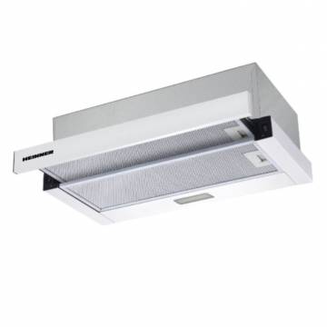 Hota incorporabila telescopica Heinner HTCH-F400WH, Putere de absorbtie 358.4 mc/h, 1 motor, 60 cm, Alb