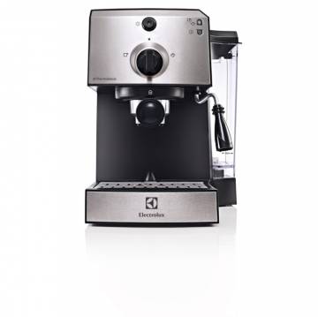 Espressor manual Electrolux EEA111, 1250 W, 15 bar, 1.25 l, Negru/Argintiu