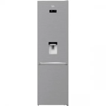 Combina frigorifica Beko RCNA406E40DZXBN, 362 l, Harvestfresh, NeoFrost Dual Cooling, Touch control, Raft sticle, Dozator apa, Clasa E, H 203 cm, Inox Antiamprenta