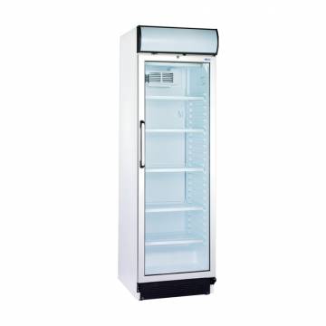 Vitrina frigorifica UGUR USS 374 DTKL, 345L, Clasa D, Termostat reglabil, Iluminare LED, H 198 cm, Alb