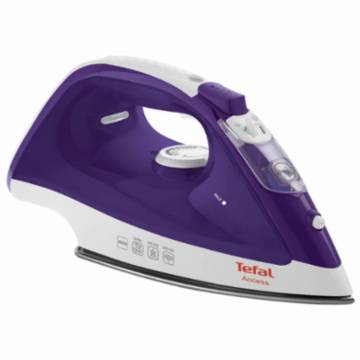 Fier de calcat Tefal FV1526E3, Abur vertical, 2000W, Alb/Mov
