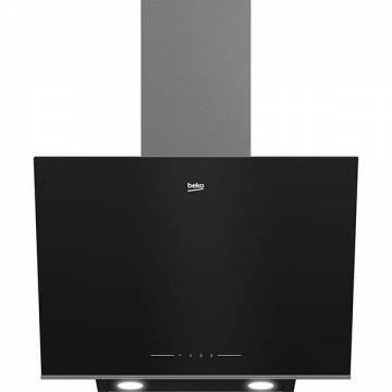 Hota decorativa Beko BHCA64640B, 1 motor, 631 m3/h, L 60 cm, negru