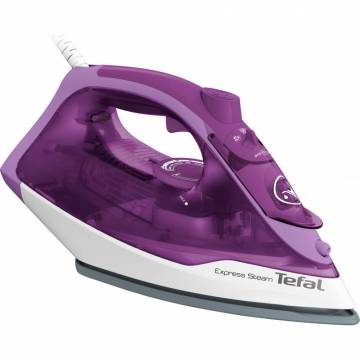 Fier de calcat Tefal Express Steam FV2836E0, 2400W, jet de abur 165 g/min, abur variabil 0-35 g/min, 270 ml, Violet