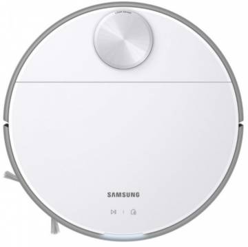 Aspirator Robot Samsung JetBot VR30T80313W, 60W, Motor Digital Inverter, Senzor Li-Dar, Senzor trepte, Wi-Fi, Select & Go, No go Zone, Aspirare uscată, Capacitate 0.4L, Alb