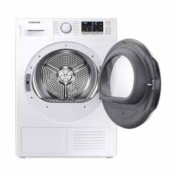 Uscator de rufe Samsung DV80TA020TT/LE, Pompa de caldura, 8 kg, Clasa A++, Quick Dry, Optimal Dry, Wrinkle Prevent, Smart Check, Alb