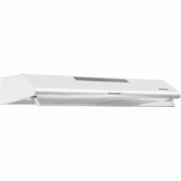 Hota traditionala Heinner HCH-490-WH, 2 motoare, Putere de absorbtie 304.5 m3/h, Lumina LED, 3 trepte de viteza, 90 cm, Alb