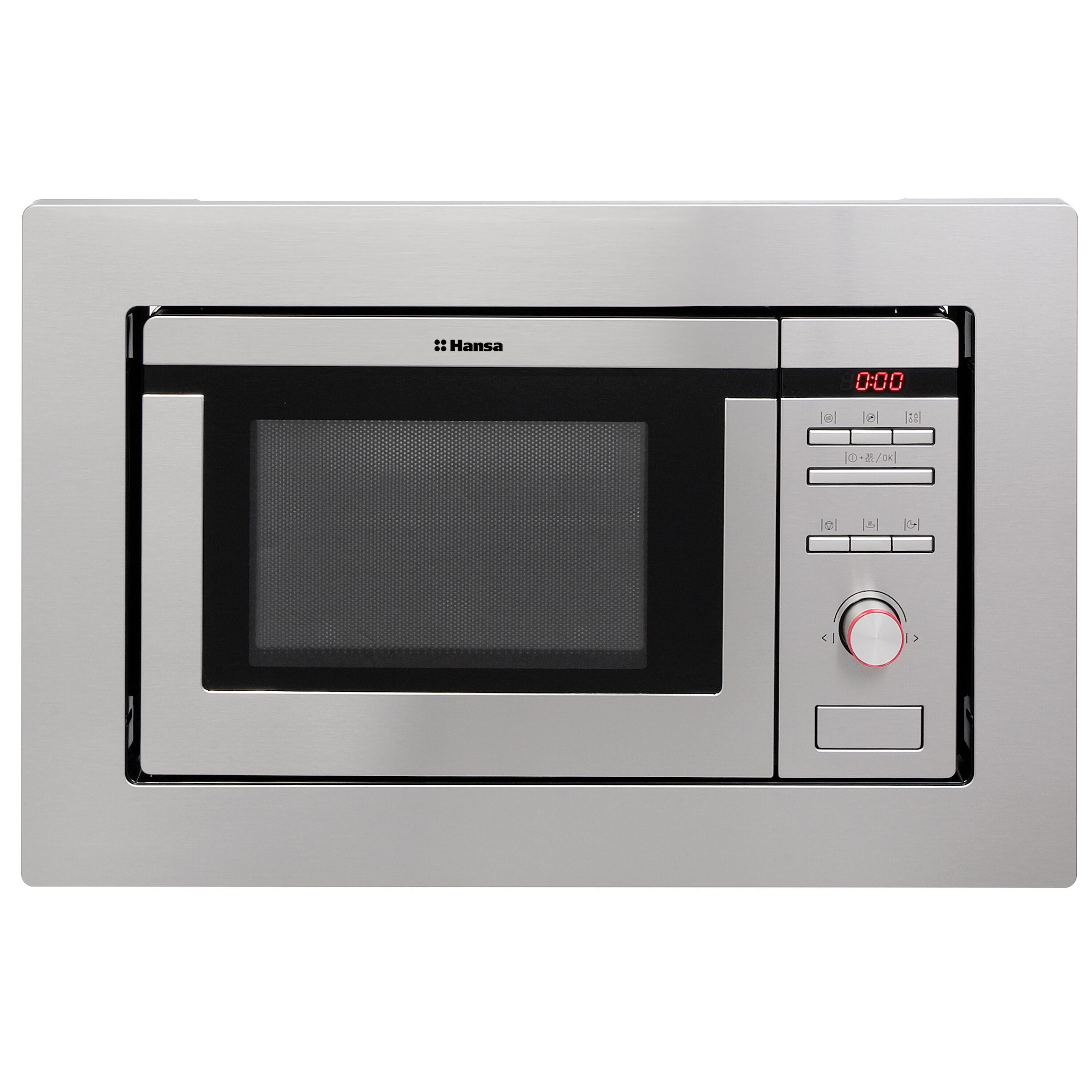 Cuptor cu microunde incorporabil Hansa AMM20BEIH, 20 l, 800 W, Grill, Inox