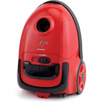 Aspirator cu sac Heinner HVC-VB750RD, putere 750W, putere de aspirare: 180W, sac textil 1.6 L, control variabil al puterii, Rosu