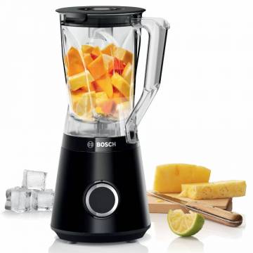 Blender Bosch Vita Power Serie 4 MMB6141B, 1200 W, 1.5 l, 3 programe automate, cana Tritan, Negru