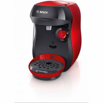 Espressor Bosch Tassimo Happy TAS1003, 0.7l, 1400W, rosu/negru