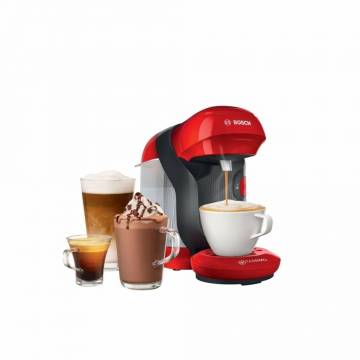 Espressor Bosch Tassimo Style TAS1103, 1400w, 3.3 bar, 0.7l , autocuratare si decalcifiere, capsule, rosu