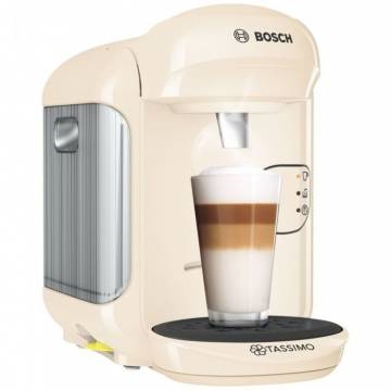 Espressor Bosch Tassimo Vivy II TAS1407, 1300w, 3.3 bar, 0.7l , Autocuratare si decalcifiere, Capsule, Crem