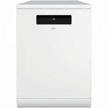 Masina de spalat vase Beko DEN38530WAD, 15 seturi, 8 programe, Clasa D, Motor ProSmart Inverter, Autodosing, SteamGloss, AquaIntense, Alb