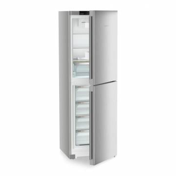 Combina frigorifica Liebherr KGNsff 52Z04, 319 l, NoFrost, EasyFresh, DuoCooling, BluPerformance, Clasa F, 185.5 cm, Inox