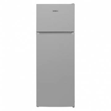 Frigider cu doua usi Heinner HF-V213SE++, 212 l, Clasa E, Iluminare LED, Usi reversibile, H 145 cm, Argintiu