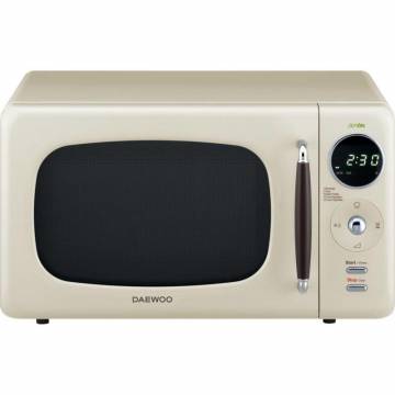 Cuptor cu microunde Daewoo KOR-669RC, 20 l, 800 W, Mecanic, Timer, Zero & On, Crem
