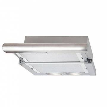 Hota incorporabila telescopica Hansa OTS-625 IH, Putere de absorbtie 361 m3/h, Filtre din aluminiu, 2 motoare, Inox