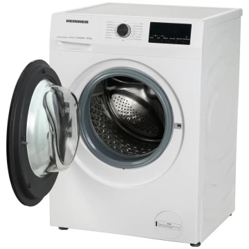 Masina de spalat rufe cu uscator Heinner HWDM-H10614B, 10 kg spalare, 6 kg uscare, 1400 rpm, Clasa B, Motor Inverter, Pure Steam, Display LED, Alb